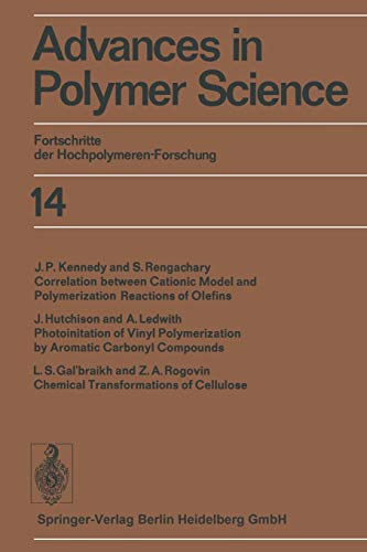 9783662155547: Advances in Polymer Science: Fortschritte der Hochpolymeren-Forschung: 14 (Advances in Polymer Science, 14)