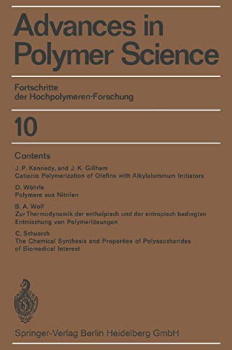 9783662155820: Fortschritte Der Hochpolymeren-Forschung (Advances in Polymer Science)