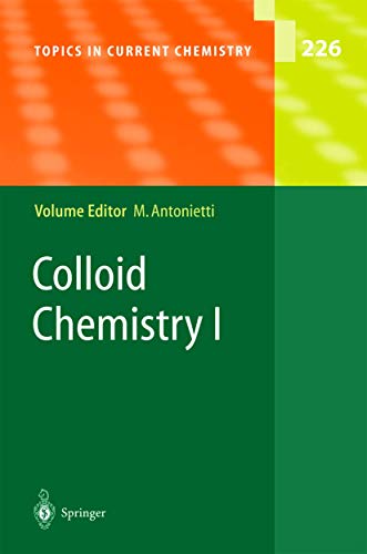 Stock image for Colloid Chemistry I for sale by Revaluation Books