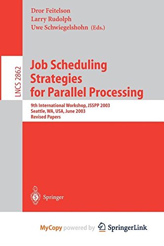 Stock image for Job Scheduling Strategies for Parallel Processing for sale by PBShop.store US
