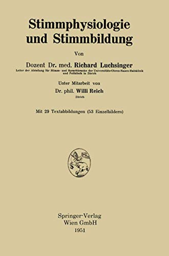 Imagen de archivo de Stimmphysiologie und Stimmbildung (German Edition) a la venta por Lucky's Textbooks