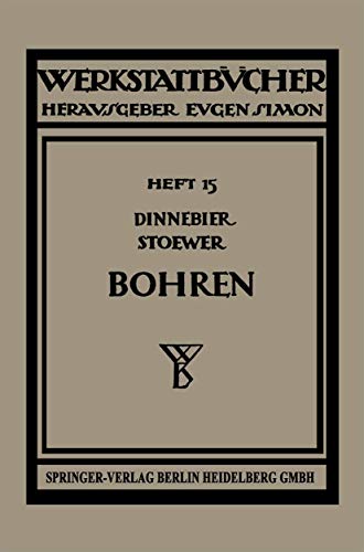 Imagen de archivo de Bohren (Werkstattbcher, 15) (German Edition) a la venta por Lucky's Textbooks