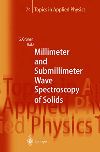 Imagen de archivo de Millimeter and Submillimeter Wave Spectroscopy of Solids (Topics in Applied Physics) a la venta por Revaluation Books