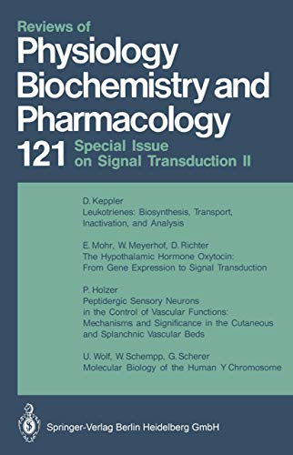 9783662311509: Reviews of Physiology Biochemistry and Pharmacology