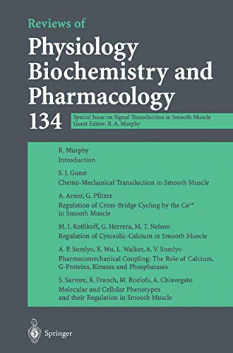 9783662312001: Reviews of Physiology Biochemistry and Pharmacology: Special Issue on Signal Transduction in Smooth Muscle: 134