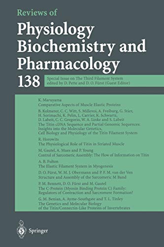 9783662312025: Reviews of Physiology, Biochemistry and Pharmacology: 138