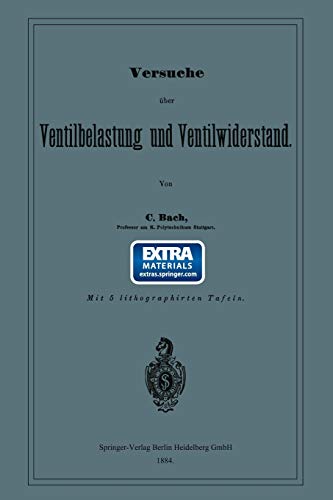 Beispielbild fr Versuche ber Ventilbelastung und Ventilwiderstand (German Edition) zum Verkauf von Lucky's Textbooks