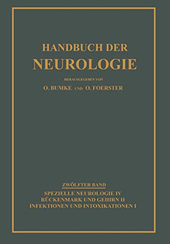 9783662354469: Infektionen Und Intoxikationen (Handbuch der Neurologie)