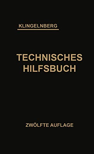 Beispielbild fr Klingelnberg Technisches Hilfsbuch zum Verkauf von Blackwell's