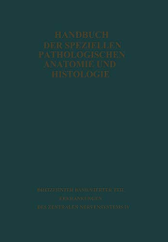 9783662373552: Handbuch der speziellen pathologischen Anatomie und Histologie