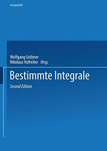 9783662375563: Zweiter Teil Bestimmte Integrale (German Edition)
