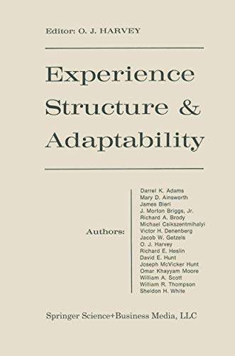 Stock image for Experience Structure & Adaptability for sale by Revaluation Books