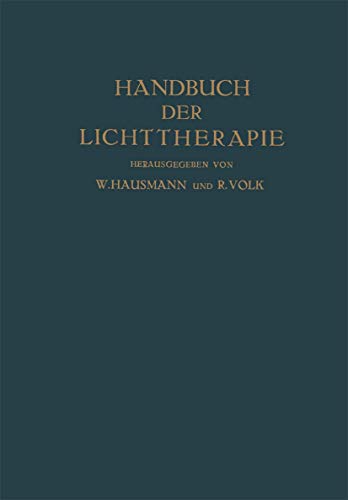 Imagen de archivo de Handbuch der Lichttherapie (German Edition) a la venta por Lucky's Textbooks