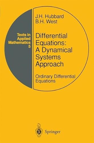 Imagen de archivo de Differential Equations: A Dynamical Systems Approach: Ordinary Differential Equations (Texts in Applied Mathematics) a la venta por dsmbooks