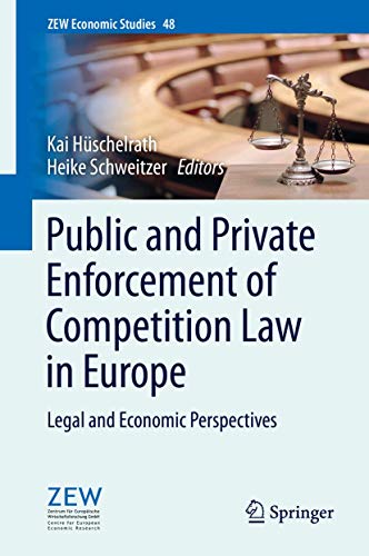 Public and private enforcement of competition law in Europe. Legal and economic perspectives.