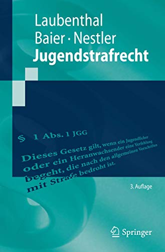 Beispielbild fr Jugendstrafrecht (Springer-Lehrbuch) zum Verkauf von medimops