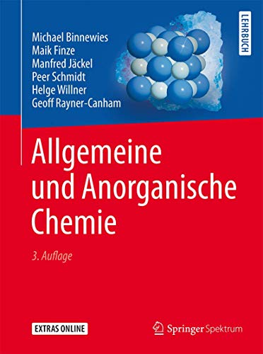 Allgemeine Und Anorganische Chemie -Language: german - Binnewies, Michael; Finze, Maik; Jackel, Manfred; Schmidt, Peer; Willner, Helge