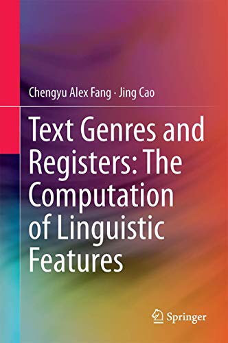 Imagen de archivo de Text Genres and Registers: The Computation of Linguistic Features a la venta por Buchpark