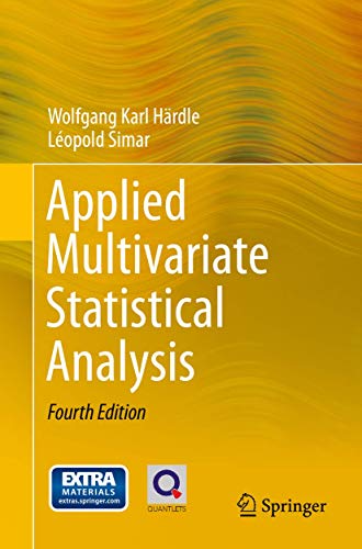 Beispielbild fr Applied Multivariate Statistical Analysis. zum Verkauf von Gast & Hoyer GmbH