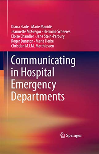 Imagen de archivo de Communicating in Hospital Emergency Departments a la venta por Lucky's Textbooks