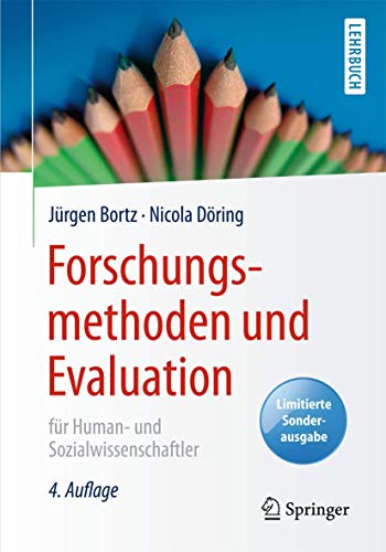 Beispielbild fr Forschungsmethoden und Evaluation fr Human- und Sozialwissenschaftler: Limitierte Sonderausgabe (Springer-Lehrbuch) zum Verkauf von medimops