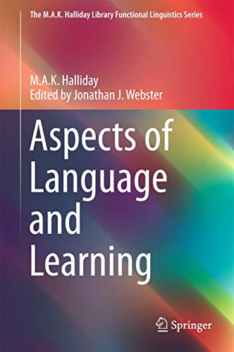 Beispielbild fr Aspects of Language and Learning zum Verkauf von Blackwell's