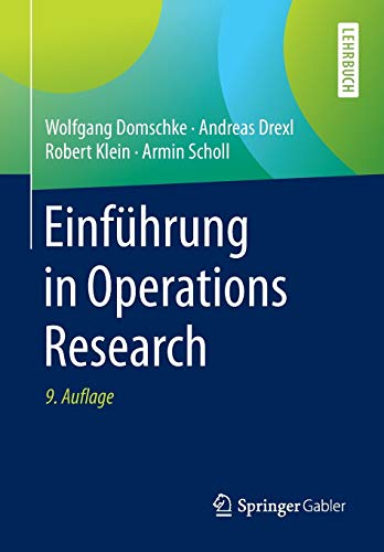 Imagen de archivo de Einfhrung in Operations Research (German Edition) a la venta por GF Books, Inc.