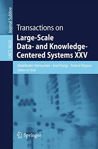 Imagen de archivo de Transactions on Large-Scale Data- and Knowledge-Centered Systems XXV a la venta por Buchpark