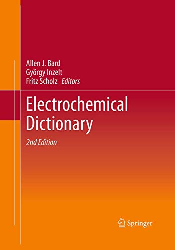 Stock image for Electrochemical Dictionary for sale by Revaluation Books