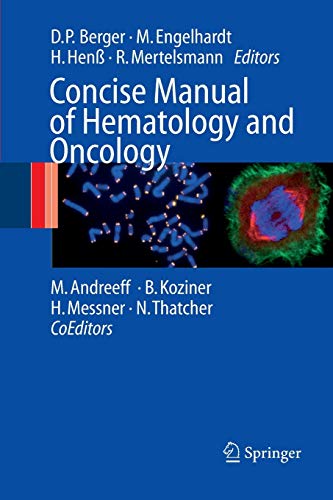 Beispielbild fr Concise Manual of Hematology and Oncology zum Verkauf von GF Books, Inc.