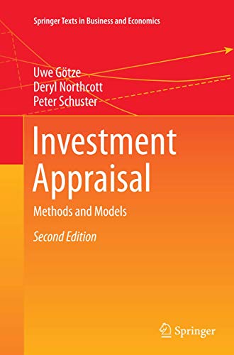 Stock image for Investment Appraisal: Methods and Models (Springer Texts in Business and Economics) for sale by Lucky's Textbooks