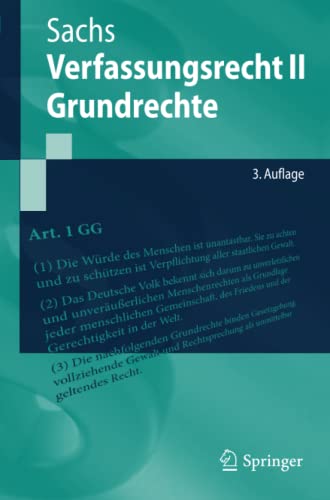 9783662503638: Verfassungsrecht II - Grundrechte (Springer-Lehrbuch)