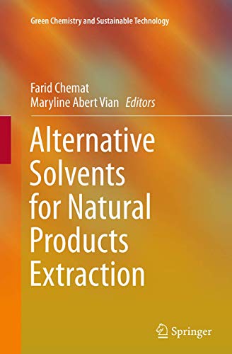 9783662513859: Alternative Solvents for Natural Products Extraction