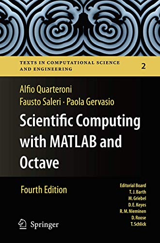 9783662517581: Scientific Computing with MATLAB and Octave: 2 (Texts in Computational Science and Engineering, 2)