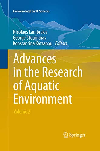 9783662521250: Advances in the Research of Aquatic Environment: Volume 2