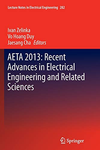 Imagen de archivo de Aeta 2013: Recent Advances in Electrical Engineering and Related Sciences a la venta por Revaluation Books