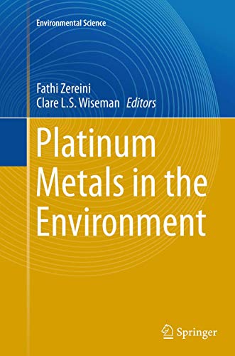 9783662523858: Platinum Metals in the Environment