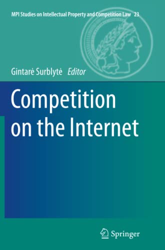 9783662525487: Competition on the Internet: 23