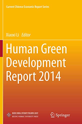 9783662525791: Human Green Development Report 2014