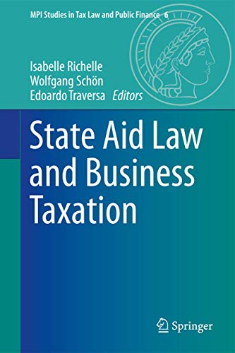 Beispielbild fr State Aid Law and Business Taxation zum Verkauf von Ria Christie Collections