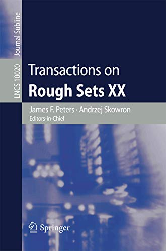 Beispielbild fr Transactions on Rough Sets XX zum Verkauf von Buchpark