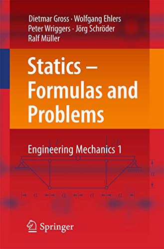 Stock image for Statics - Formulas and Problems for sale by Blackwell's