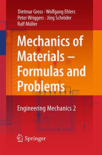 Beispielbild fr Mechanics of Materials - Formulas and Problems zum Verkauf von Blackwell's