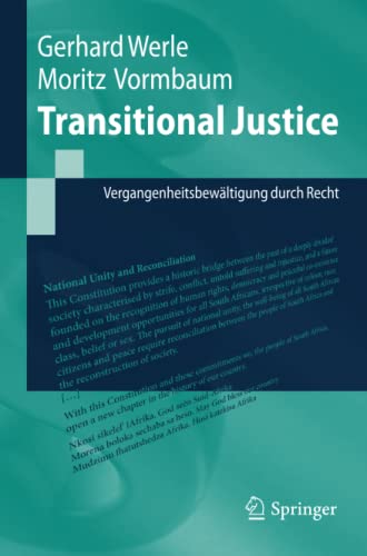 Imagen de archivo de Transitional Justice: Vergangenheitsbewltigung durch Recht (Springer-Lehrbuch) (German Edition) a la venta por GF Books, Inc.