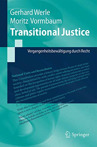 Stock image for Transitional Justice: Vergangenheitsbewltigung durch Recht (Springer-Lehrbuch) (German Edition) for sale by GF Books, Inc.