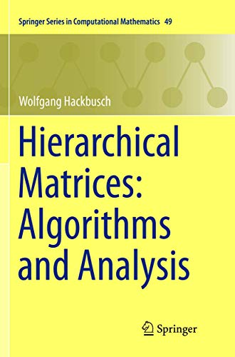 9783662568941: Hierarchical Matrices: Algorithms and Analysis