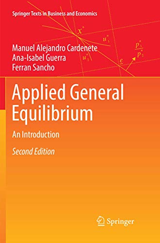 Imagen de archivo de Applied General Equilibrium: An Introduction (Springer Texts in Business and Economics) a la venta por Books Unplugged