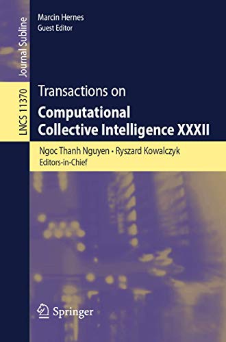 9783662586105: Transactions on Computational Collective Intelligence XXXII: 11370