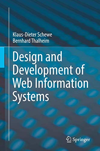 Stock image for Design and Development of Web Information Systems for sale by Big River Books