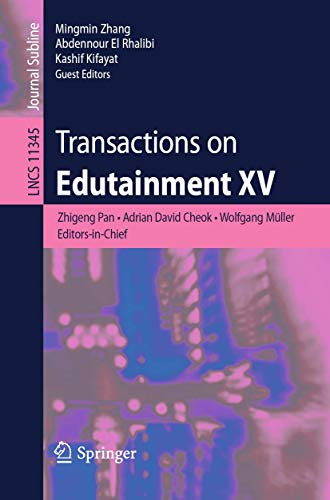 Stock image for Transactions on Edutainment XV for sale by Lucky's Textbooks